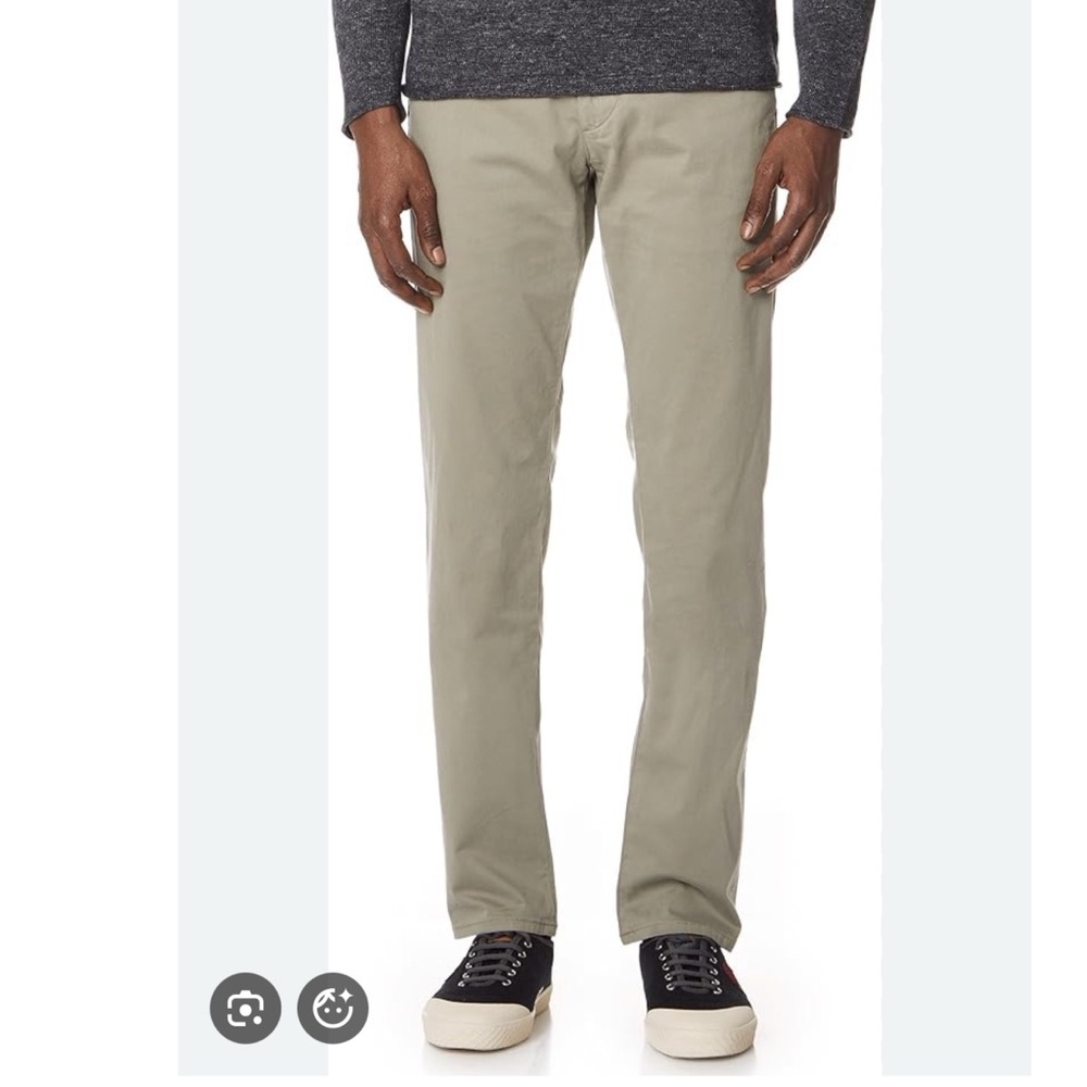 AG The Lux Khaki, Tailored Trouser - 33x32